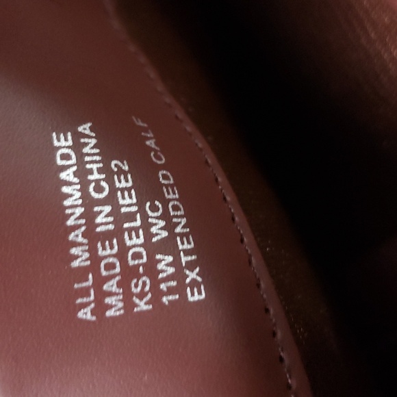 NWT KAREN SCOTT "DELIEE2" EXTENDED CALF BOOT SZ 11W (1" HEEL) - Picture 5 of 6